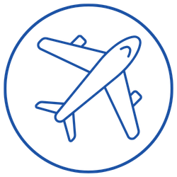 Propietarios no residentes. Azul. Iconos a quién ayudamos 250x250